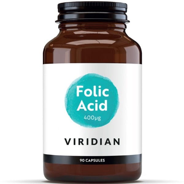 Viridian Folic Acid 400μg 90 Veg Caps