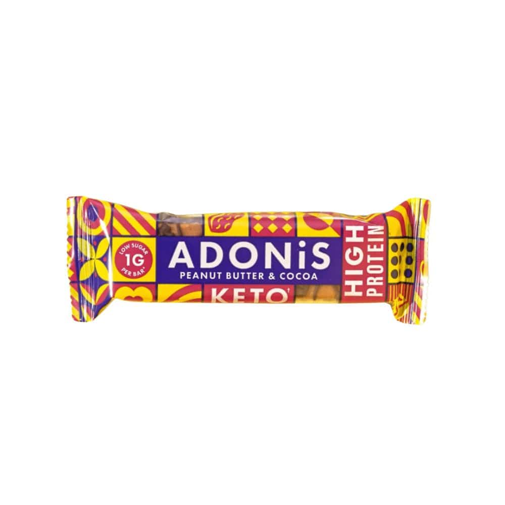 Adonis Keto Peanut Butter & Cocoa Bar 35g