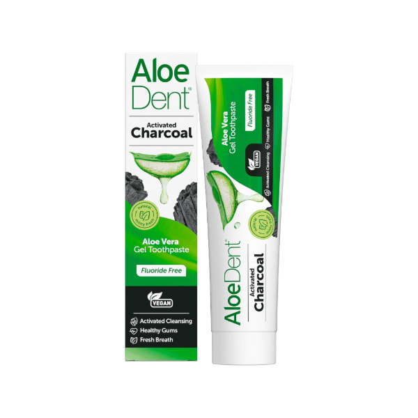 Aloe Dent Triple Action Charcoal Fluoride-Free Toothpaste 100ml