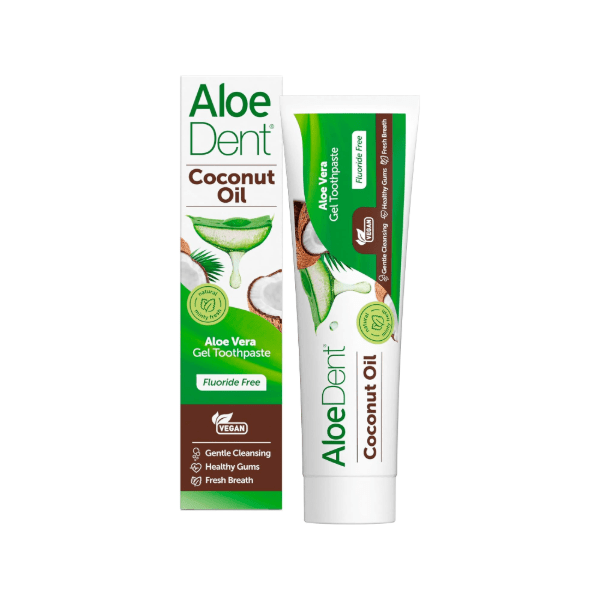 Aloe Dent Triple Action Coconut Fluoride-Free Toothpaste 100ml