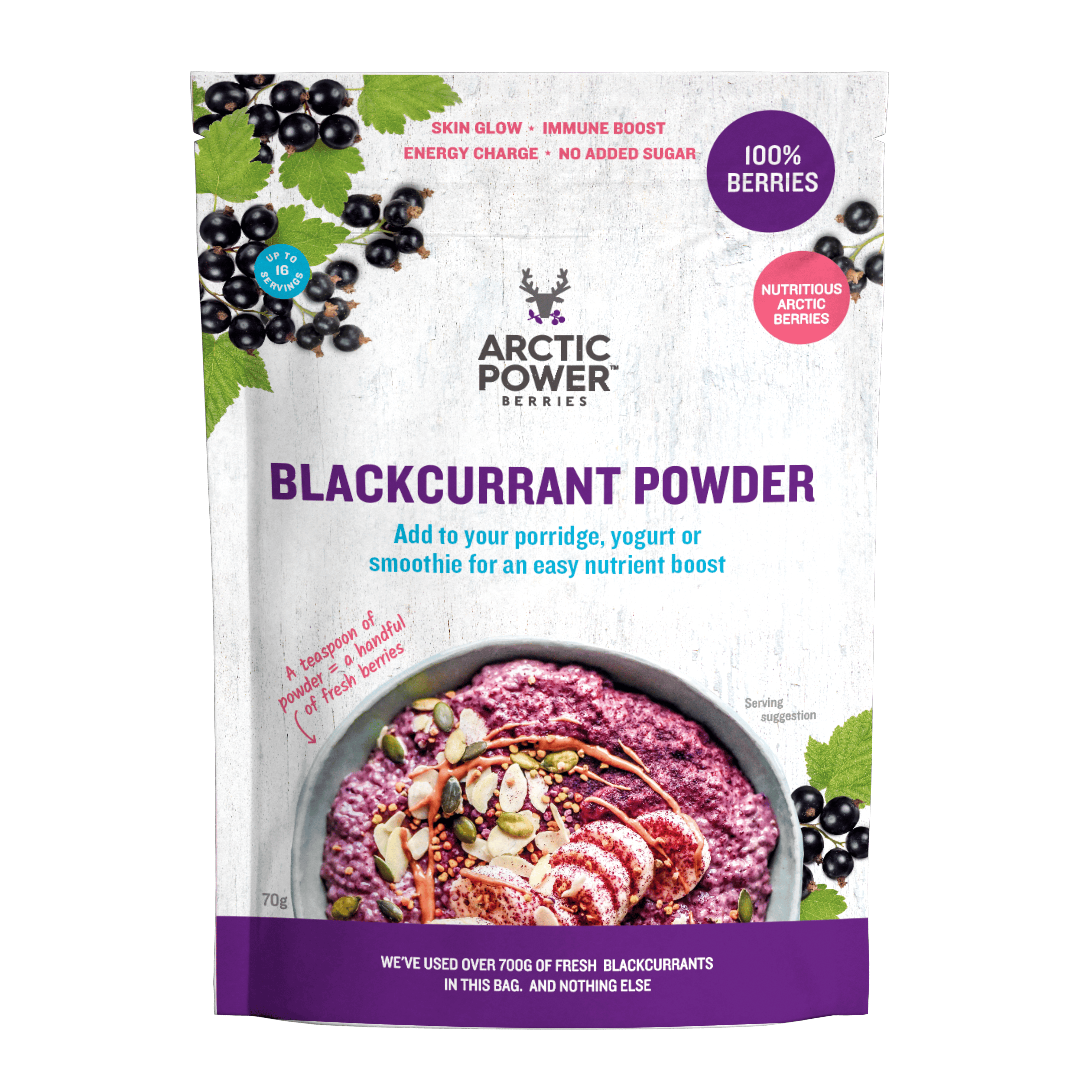 Arctic Power Blackcurrant Powder 70g
