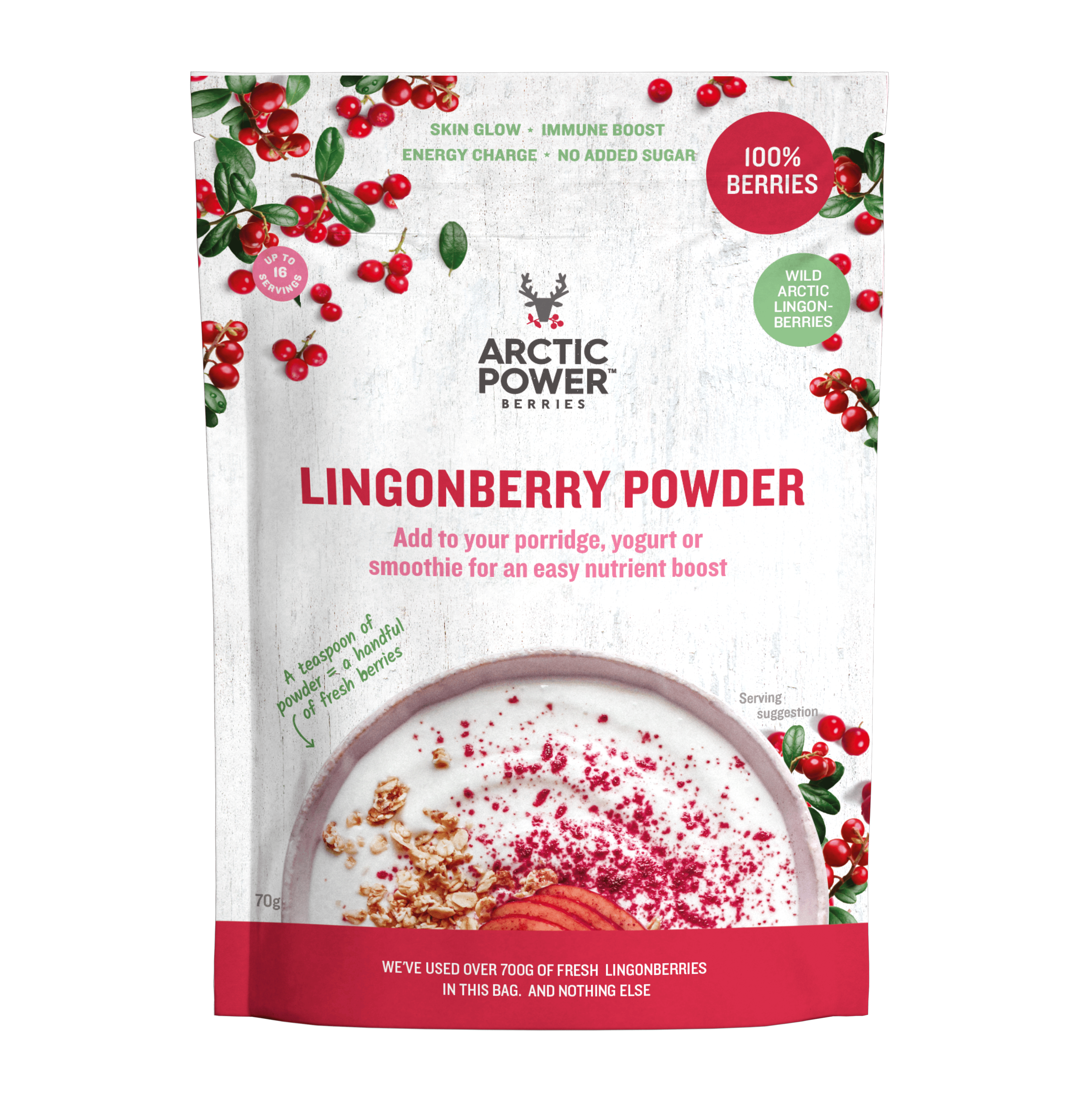 Arctic Power Lingonberry Powder 70g