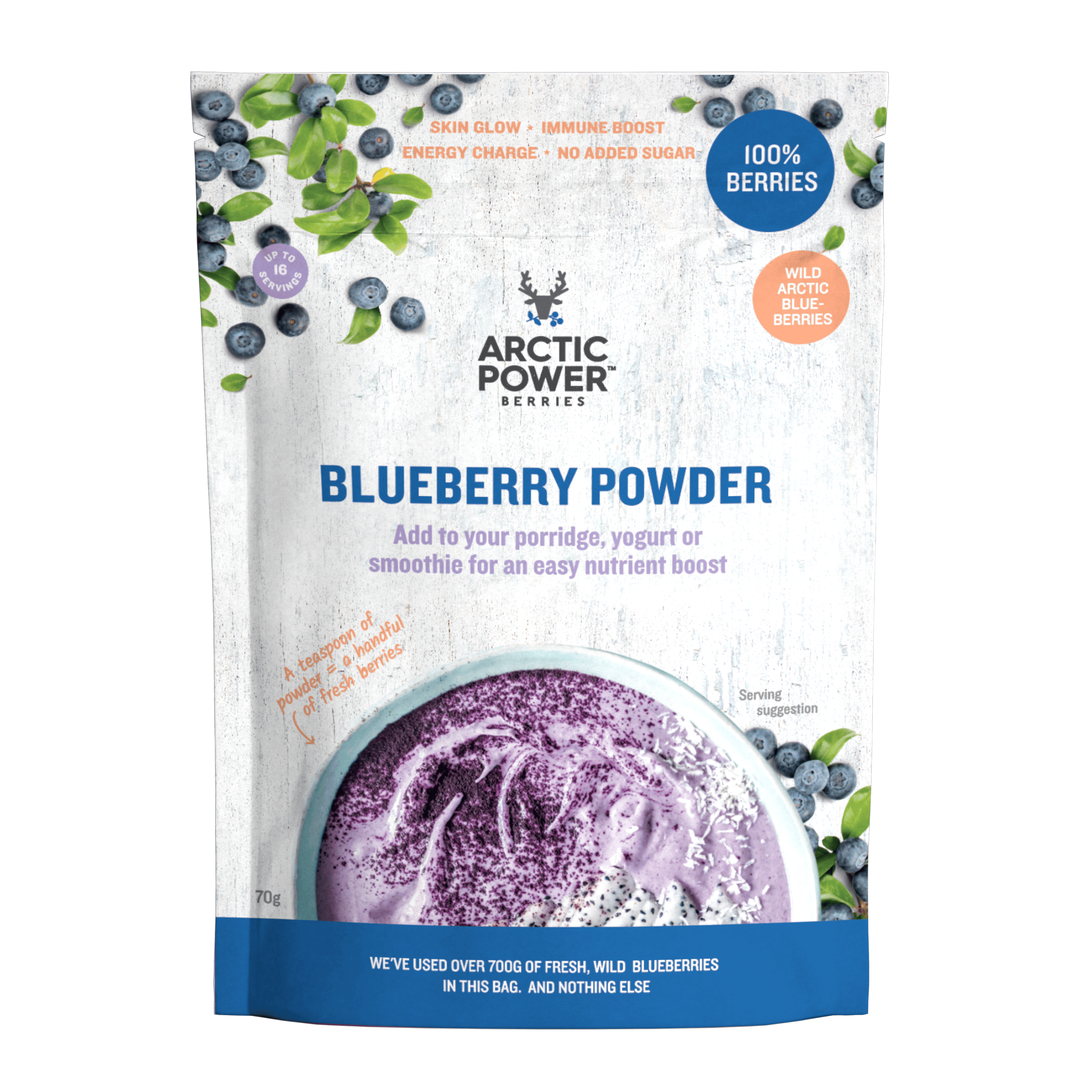 Arctic Power Wild Blueberry Powder 70g