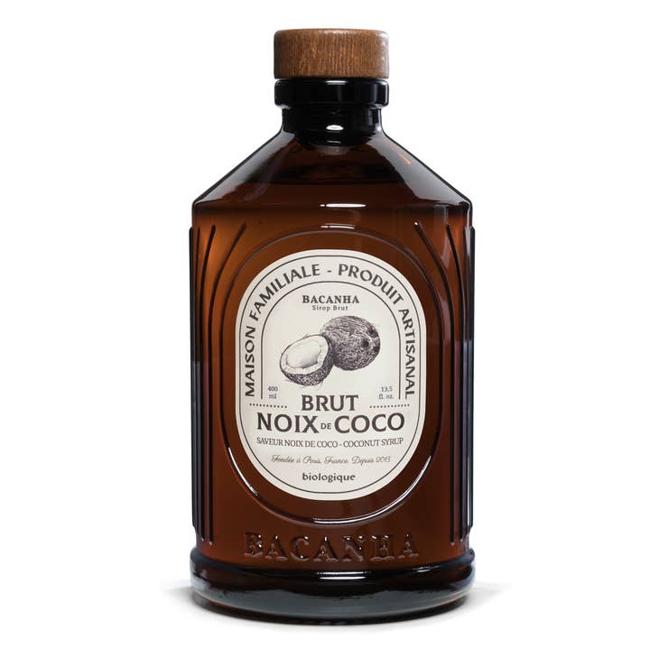 Bacanha Brut Coconut Syrup 400ml | Premium Natural Coconut Syrup