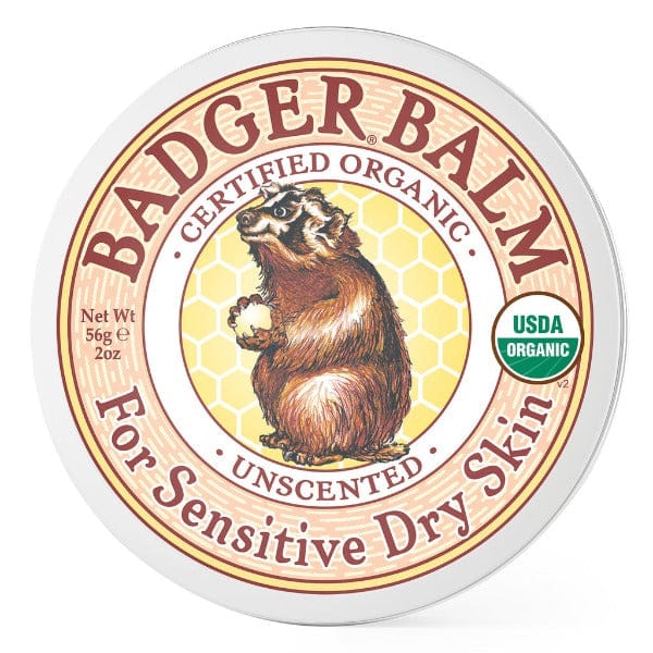 Badger Balm Organic Sensitive Unscented Balm 56g