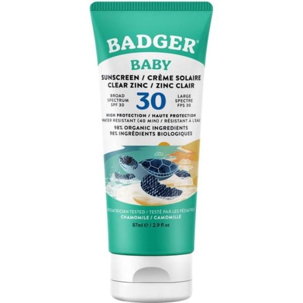 Badger SPF 30 Baby Sunscreen - 2.9 oz. tube