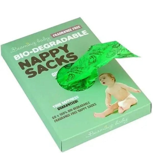 Beaming Baby Biodegradable Nappy Bags-Fragrance Free-60