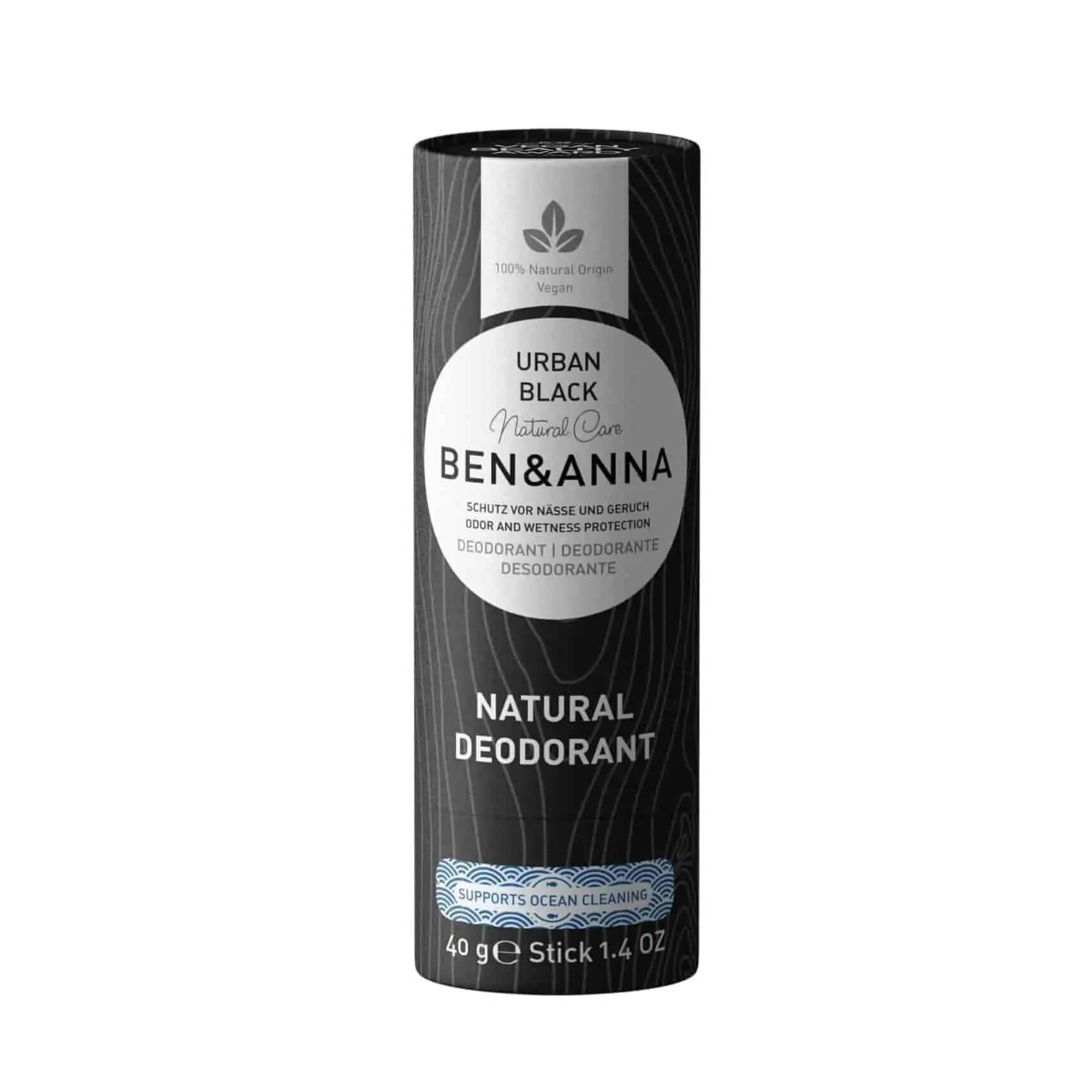 Ben & Anna Urban Black Deodorant Stick 40g