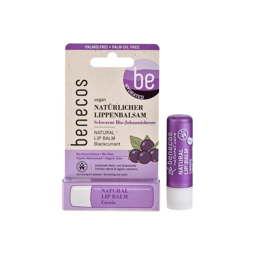 Benecos Vegan Lip Balm Cassis 4.8g