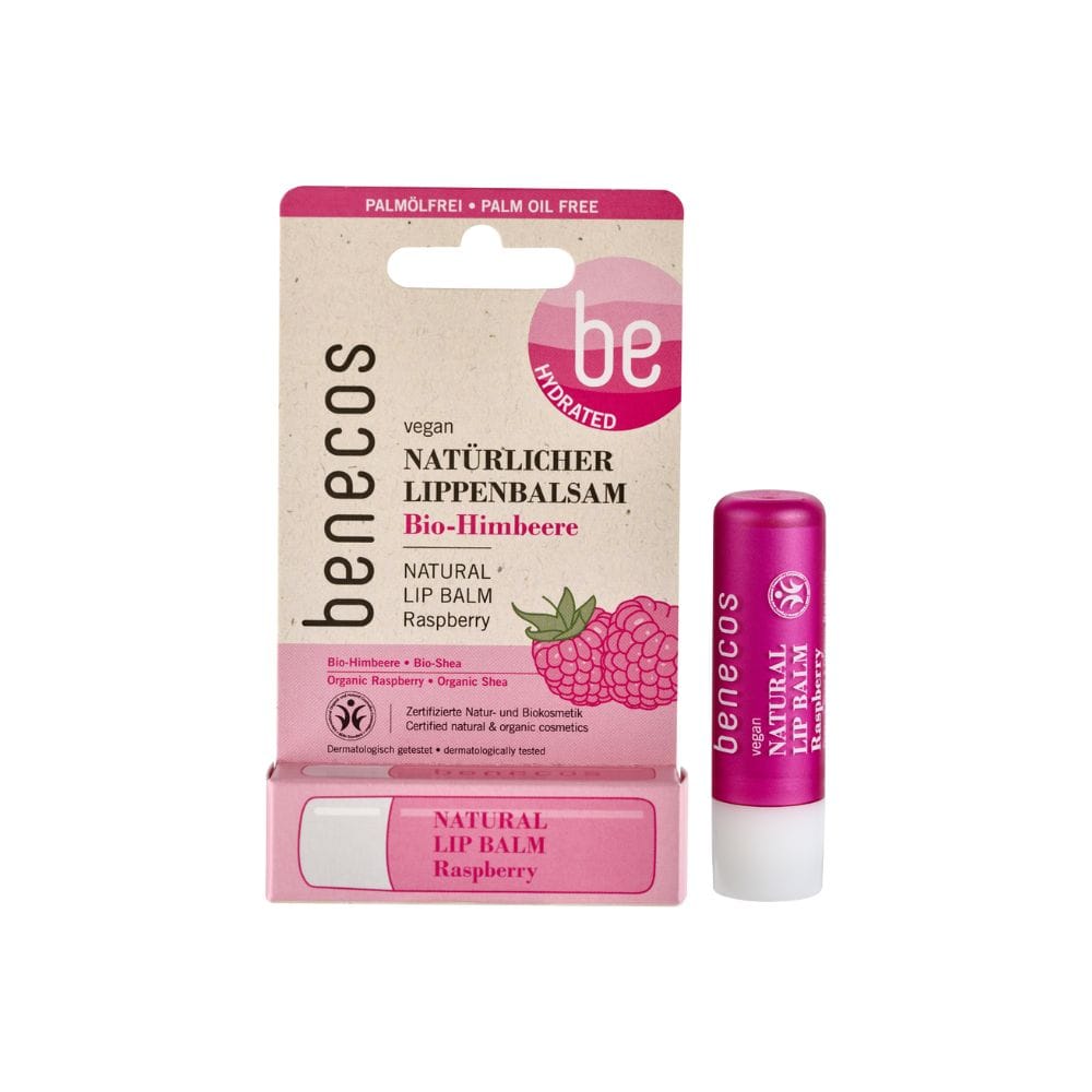 Benecos Vegan Lip Balm Raspberry 4.8g