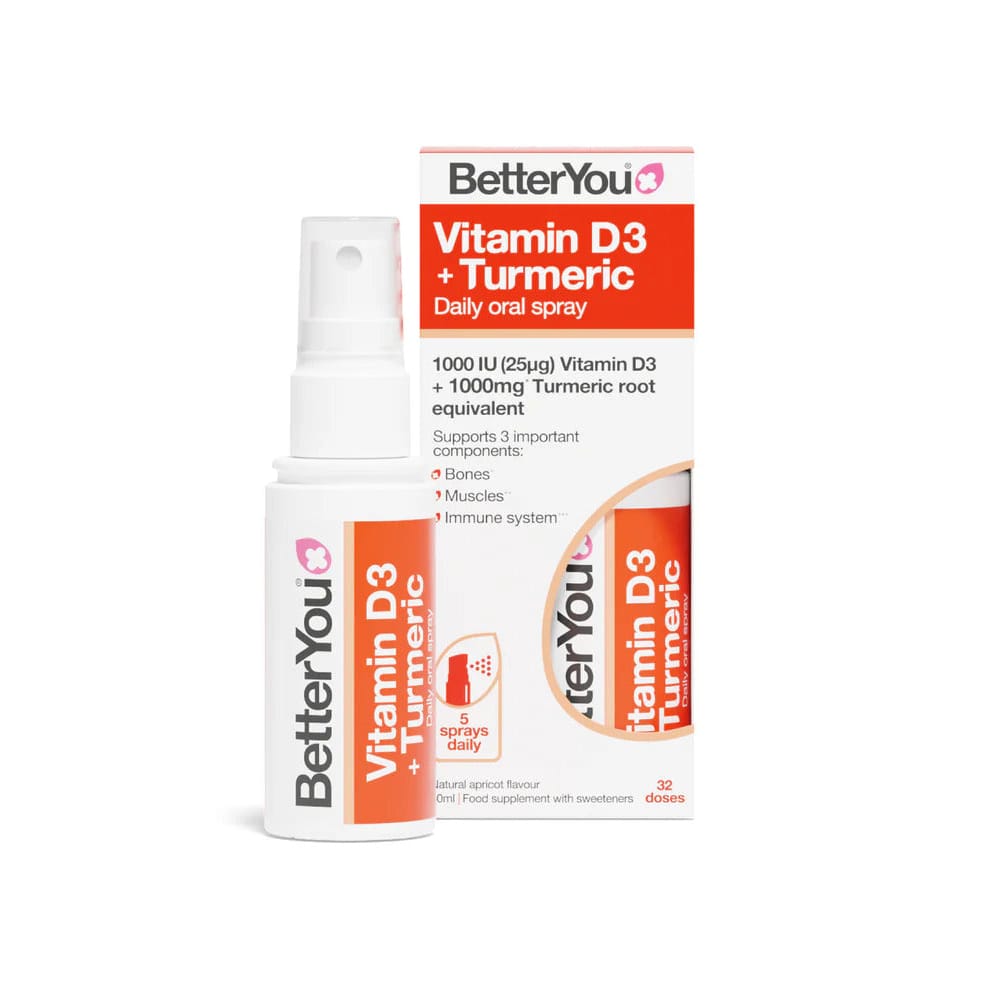 BetterYou Vitamin D3 + Turmeric Oral Spray 50ml