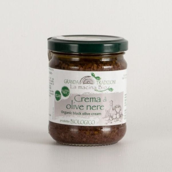 Granda Tradizioni Organic Black Olive Cream 180g