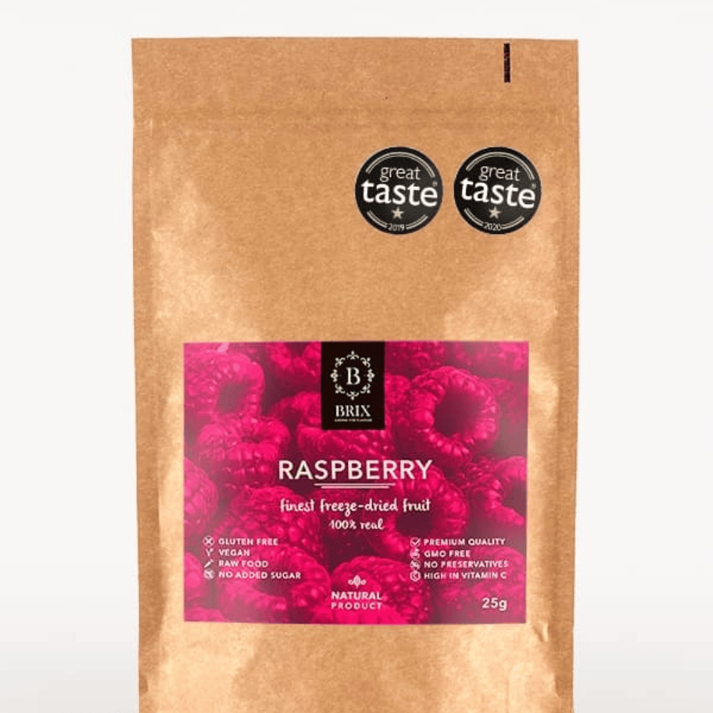 Brix Freeze-Dried Raspberries 25g