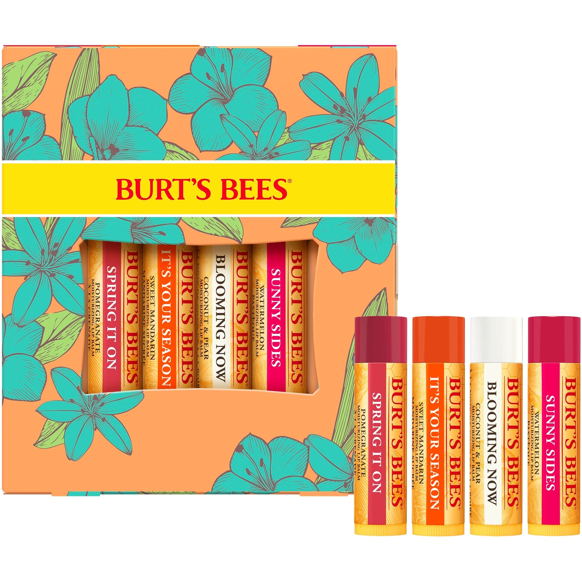 Burt's Bees Just Picked Lip Balms (4 Pack) Gift Set