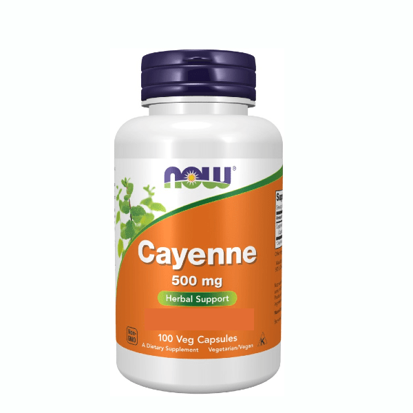 NOW Cayenne 500mg 100 Caps