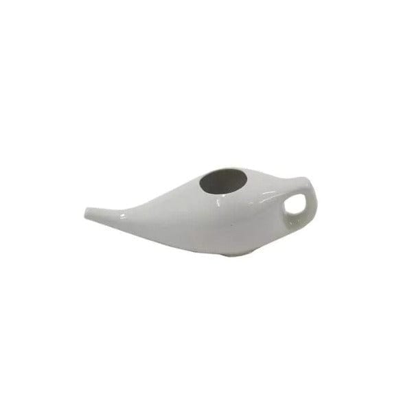 Ceramic Neti Pot White