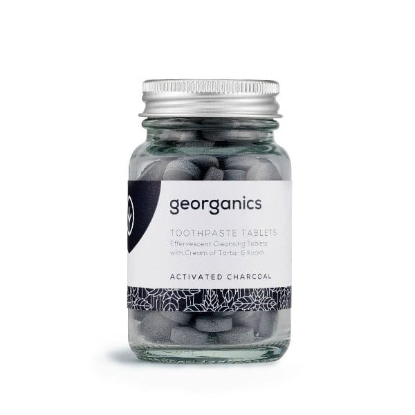 Georganics Toothpaste Tablets Activated Charcoal 120 Tabs