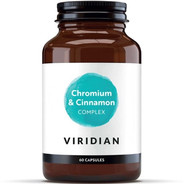 Viridian Chromium & Cinnamon Complex 60 Veg Caps