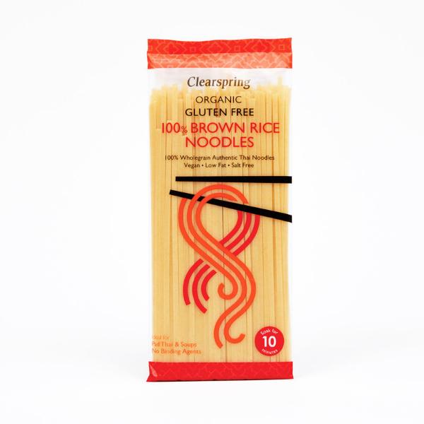 Clearspring Organic Gluten Free 100% Brown Rice Noodles 200g
