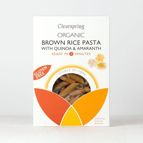 Clearspring Organic Gluten Free Brown Rice Pasta With Quinoa & Amaranth
