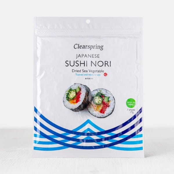 Clearspring Organic Japanese Sushi Nori (Toasted) 7 Sheets