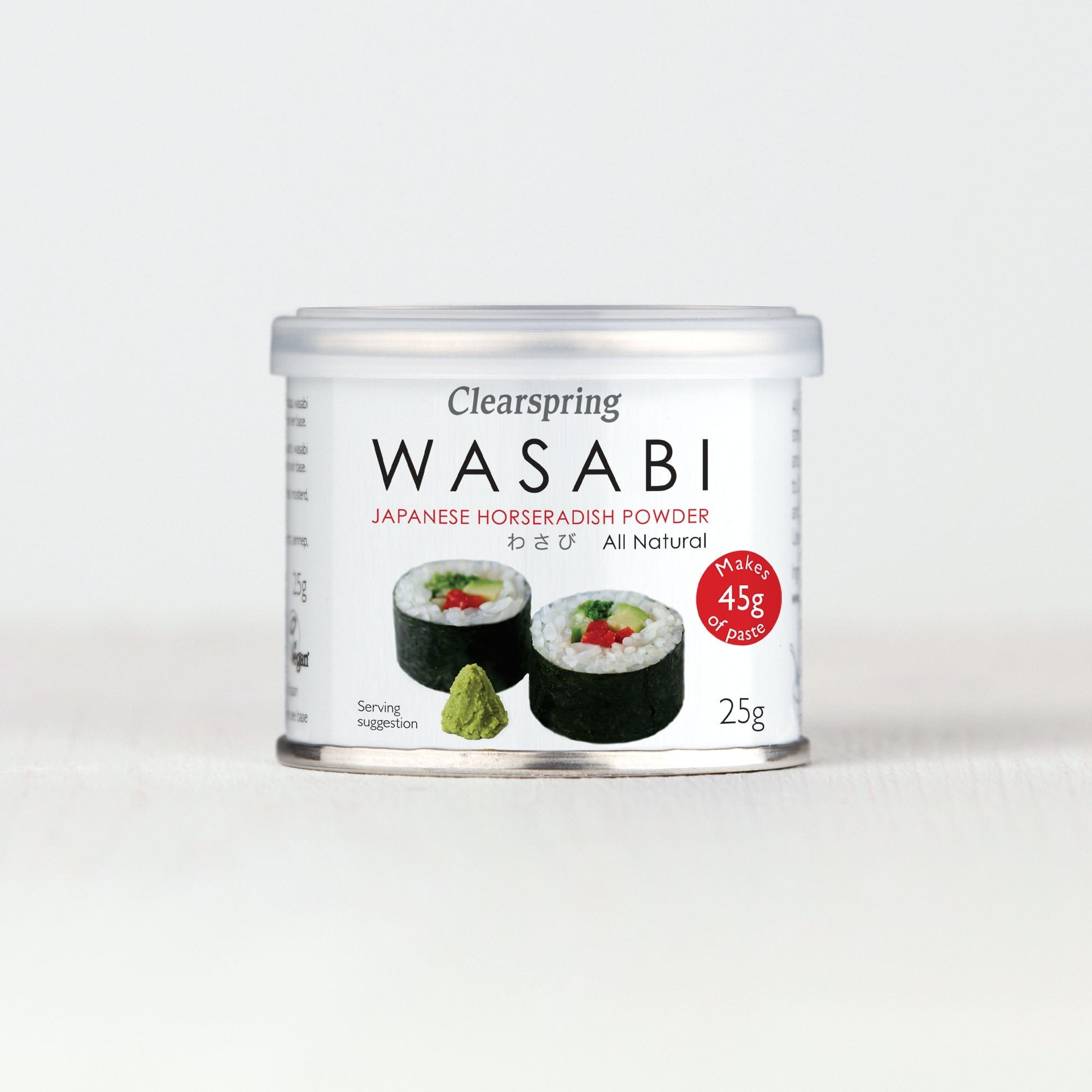 Clearspring Wasabi | Japanese Horseradish Powder 25g