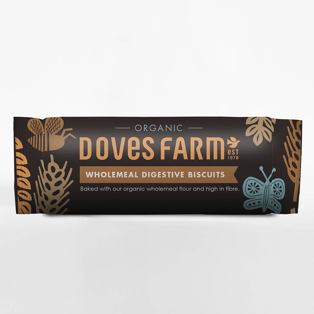 Doves Farm Organic Wholemeal Digestive Biscuits 400g