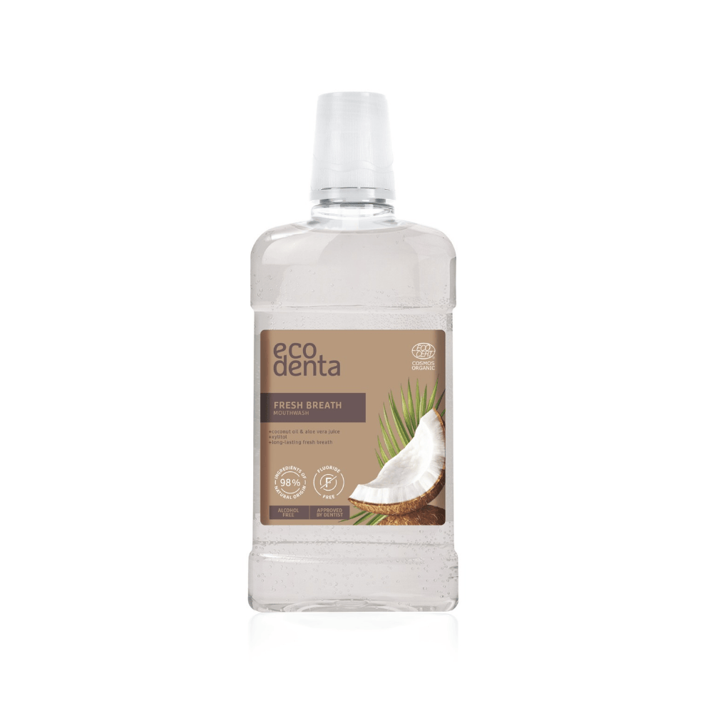 Ecodenta Organic Fresh Breath Coconut Mouthwash 500ml