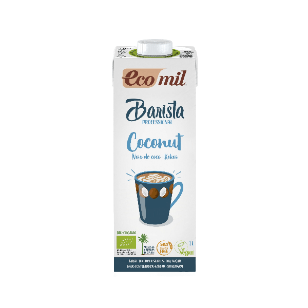 Ecomil Organic Barista Coconut Drink Low Sugar 1lt