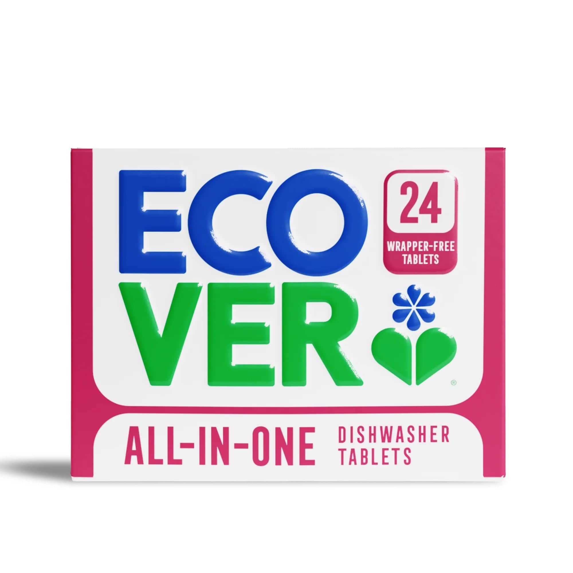 Ecover Wrapper-Free All-in-One Dishwashing Tablets | Plastic-Free Cleaning