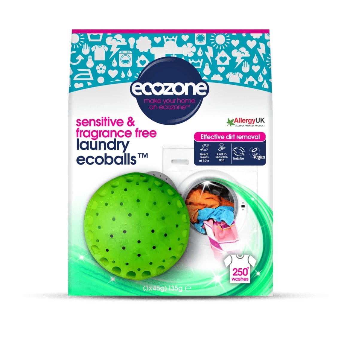 Ecozone Laundry Ecoballs™ Fragrance Free