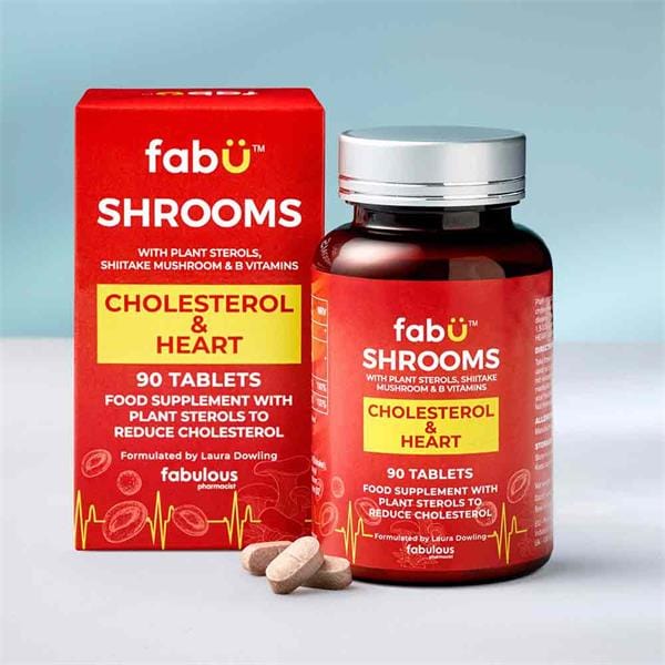 FabU Shrooms Cholesterol & Heart 60 Caps