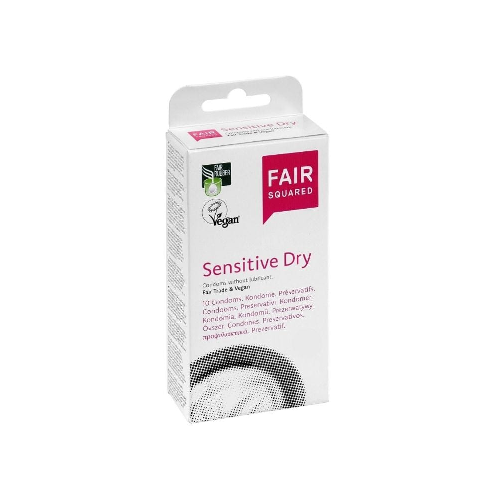 Fair Squared Vegan Condoms Sensitive Dry (10 Pack)