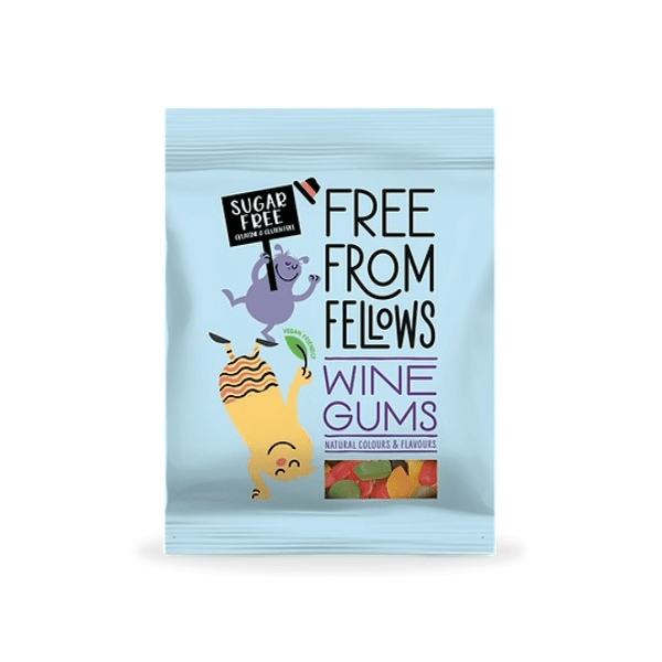 Free From Fellows Sugar Free Vegan Wine Gums 100g