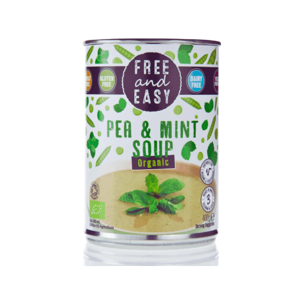 Free and Easy Organic Pea & Mint Soup 400g