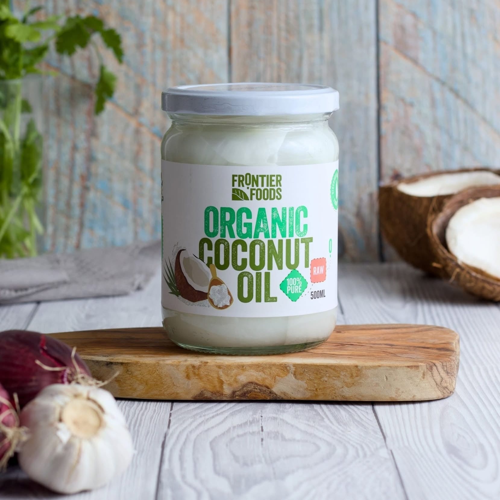 Frontier Foods Organic Coconut Oil 500ml