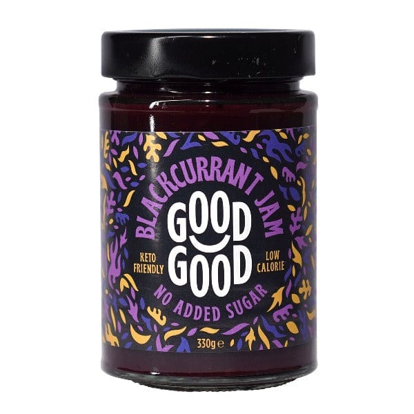 Good Good No Added Sugar Keto-Friendly Blackcurrant Jam 330g