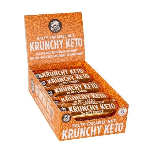 Good Good Krunchy Keto Bar Salty Caramel Nut 35g