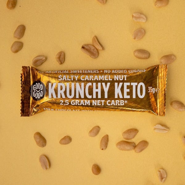 Good Good Krunchy Keto Bar Salty Caramel Nut 35g