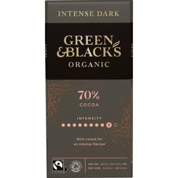 Green & Blacks Organic 70% Dark Chocolate 90g