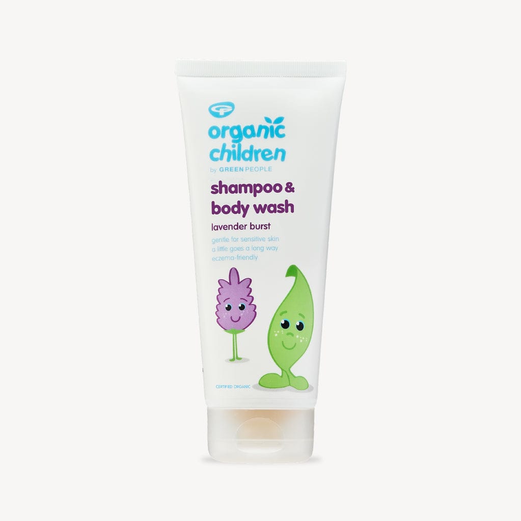 Green People Organic Children Shampoo & Body Wash - Lavender 200ml