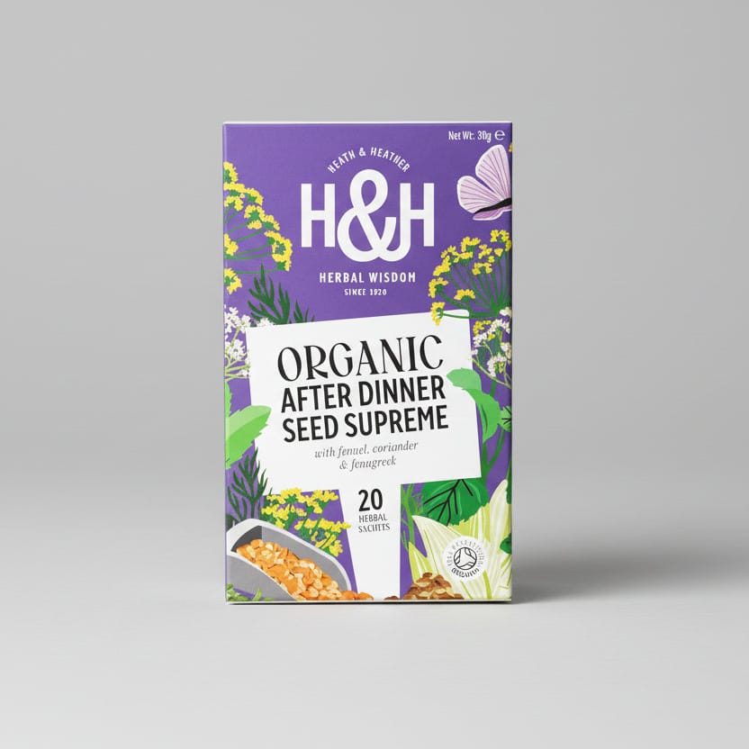 Heath & Heather Organic After Dinner Seed Supreme 20 Bags