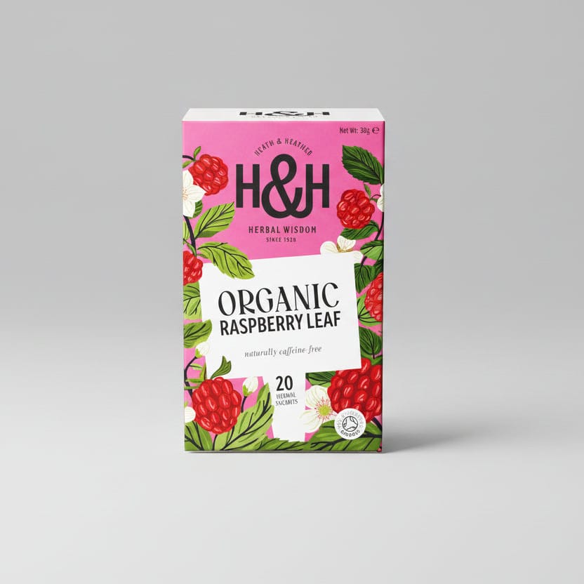 Heath & Heather Organic Raspberry Leaf Tea 20 Bags