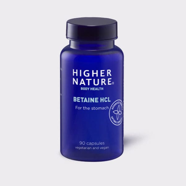 Higher Nature Betaine HCL 90 Caps