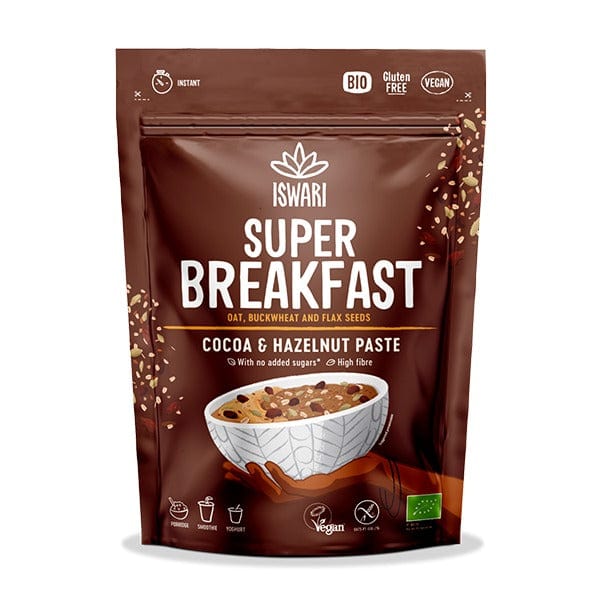 Iswari Super Breakfast- Cacao & Hazelnut Paste 360g