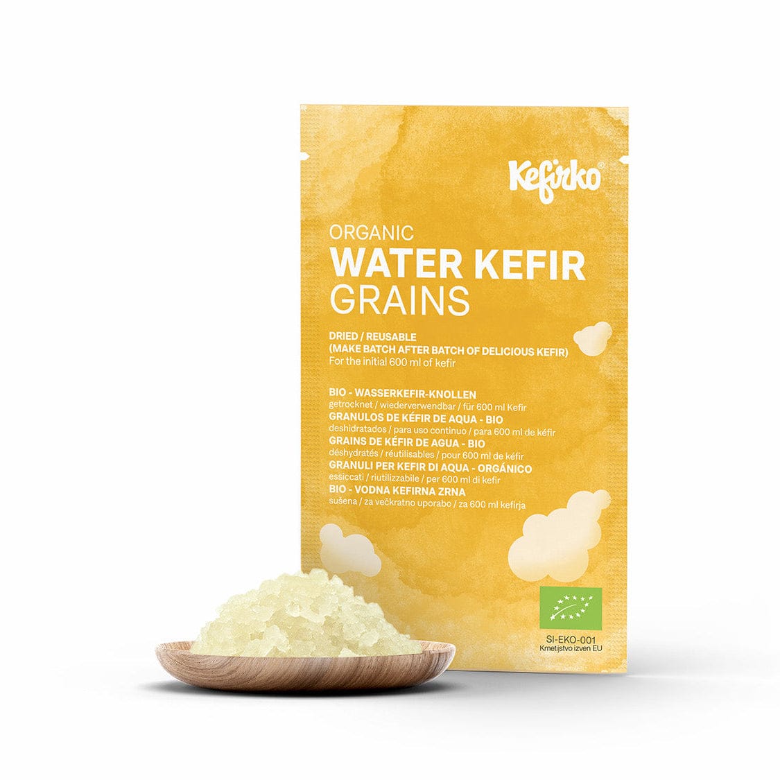 Kefirko Organic Dehydrated Water Kefir Grains 5g