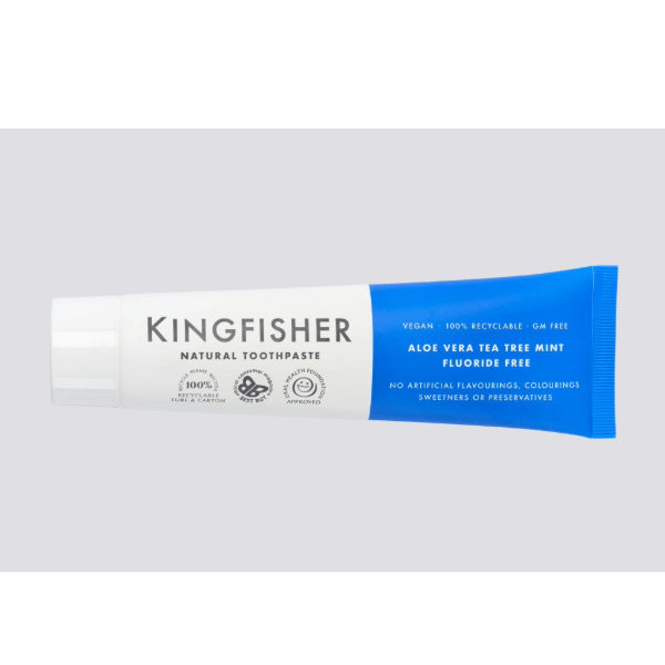 Kingfisher Aloe Vera, Tea Tree & Mint Fluoride-Free Toothpaste 100ml