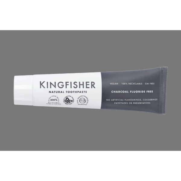 Kingfisher Charcoal Fluoride-Free Toothpaste 100ml