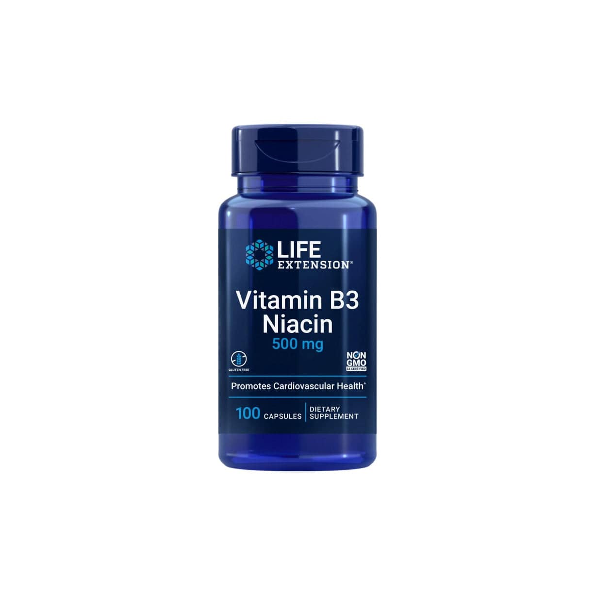 Life Extension B3 Niacin 500mg 100 Caps