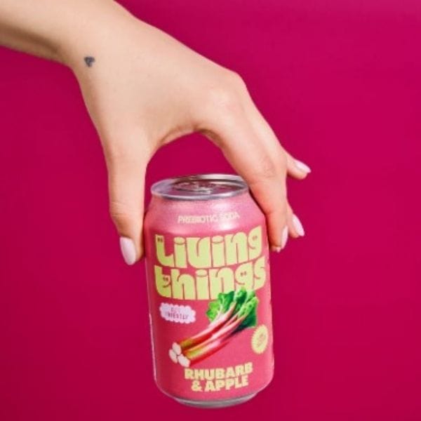 Living Things Prebiotic Soda -Rhubarb & Apple 300ml